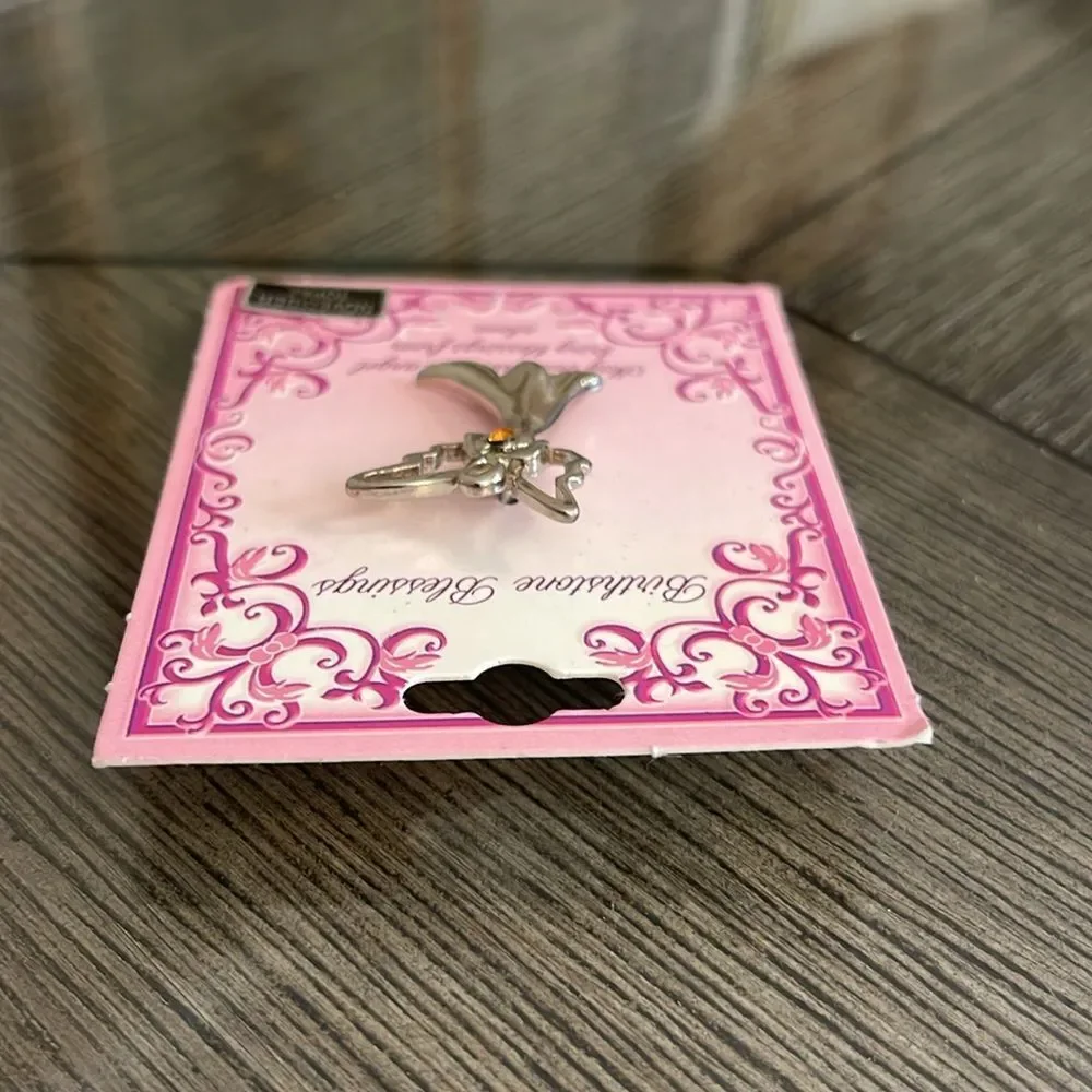 Vintage CAMCO November Birthstone Blessings Angel Pin